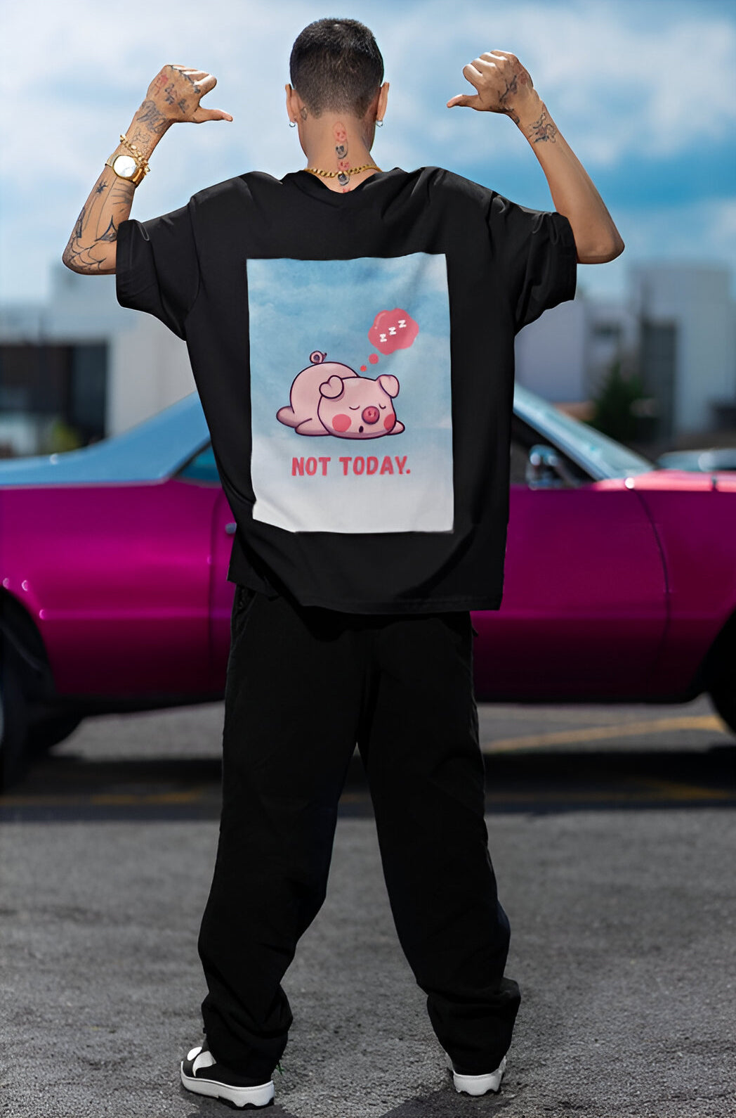 Not Today – Oversized Unisex T-Shirt